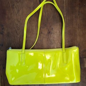 Hobo International Yellow Patent Envelope Purse